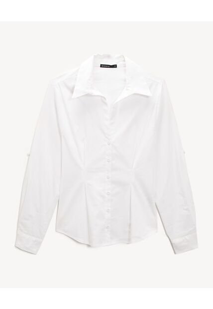 Blusa Para Mujer Manga Larga Color Crudo Marca Seven Seven #28124116