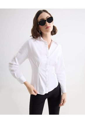 Blusa Para Mujer Manga Larga Color Crudo Marca Seven Seven #28124116