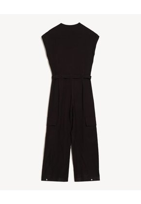 Enterizo Para Mujer Manga Corta Color Negro Marca Seven Seven #28320437