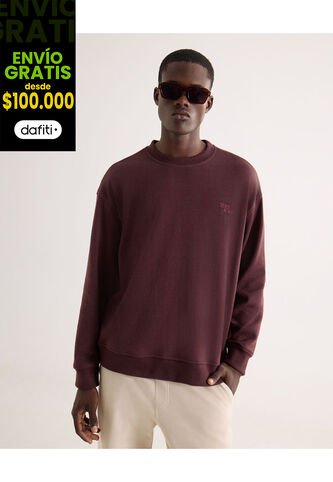 Buzo Para Hombre Cuello Redondo Color Café Marca Seven Seven #45060716 Seven Seven