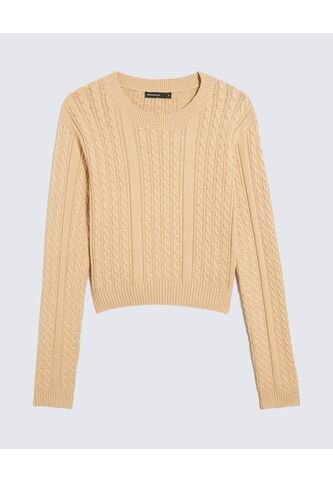 Saco Tejido Tricot  Para Mujer Arena Seven Seven Seven Seven
