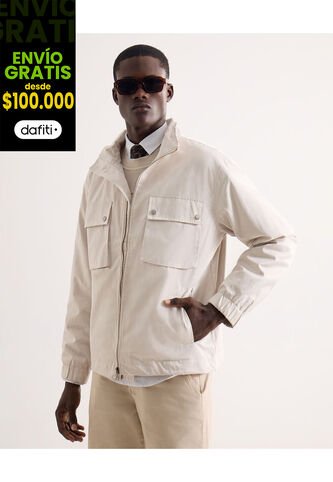 Chaqueta Para Hombre Trucker Color Beige Marca Seven Seven #45080462 Seven Seven