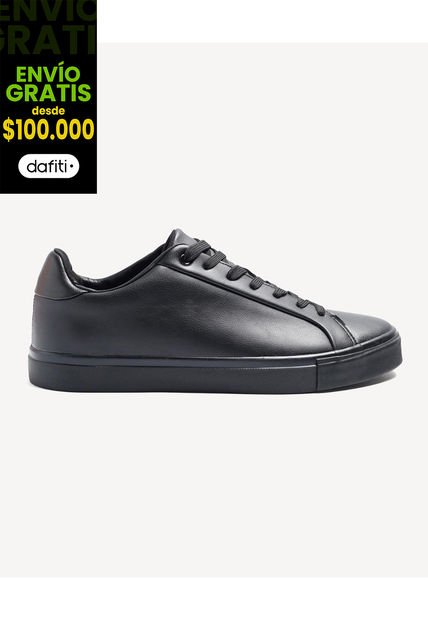 Tenis Para Hombre Básico Color Negro Marca Seven Seven #45720105