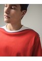 Camiseta Contrastes En Bordes  Para Hombre Rojo Seven Seven de Seven Seven