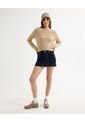 Saco Tejido Tricot  Para Mujer Arena Seven Seven de Seven Seven