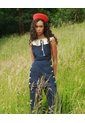 Vestido Denim Separable  Para Mujer Azul Seven Seven de Seven Seven