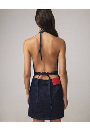 Vestido Denim Separable  Para Mujer Azul Seven Seven