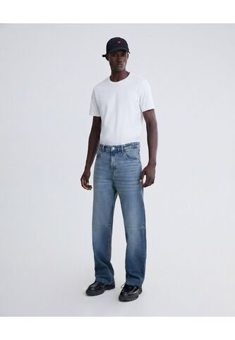 Jean Loose Fit Azul Medio  Para Hombre Azul Seven Seven Seven Seven