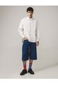 Camisa Rayas Con Pechera  Para Hombre Blanco Seven Seven de Seven Seven