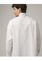 Camisa Rayas Con Pechera  Para Hombre Blanco Seven Seven de Seven Seven