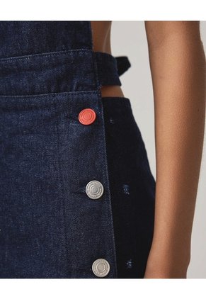 Vestido Denim Separable  Para Mujer Azul Seven Seven