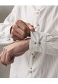 Camisa Rayas Con Pechera  Para Hombre Blanco Seven Seven de Seven Seven