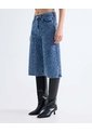 Jort Animal Print Medio  Para Mujer Azul Seven Seven de Seven Seven