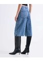 Jort Animal Print Medio  Para Mujer Azul Seven Seven de Seven Seven