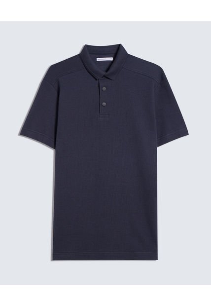 Polo Para Hombre Cuello Tejido  Color Azul Oscuro Marca Seven Seven #45110853