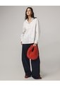 Camisa Rayas Con Pechera  Para Hombre Blanco Seven Seven de Seven Seven