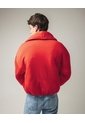 Chaqueta Acolchada Solapa Amplia  Para Mujer Rojo Seven Seven de Seven Seven