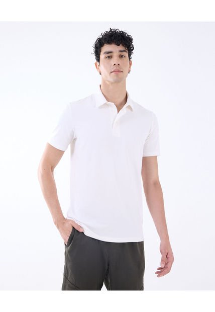 Polo Para Hombre Cuello Maquina  Color Crudo Marca Seven Seven #45110862
