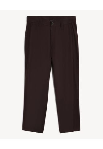 Pantalón Chino Straight  Para Hombre Café Seven Seven Seven Seven