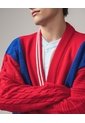 Cardigan Patchwork Multicapa  Para Hombre Rojo Seven Seven de Seven Seven
