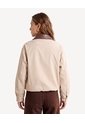 Chaqueta Bomber Cuello Camisero  Para Mujer Arena Seven Seven de Seven Seven