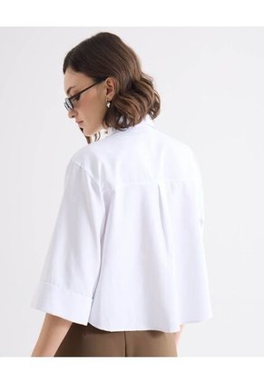 Blusa Para Mujer Manga 3/4 Color Hueso Marca Seven Seven #28124127