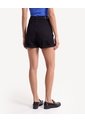 Short Mom Con Pretina De Guardapolvo  Para Mujer Negro Seven Seven de Seven Seven