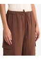 Pantalón Harem Con Bolsillos Laterales  Para Mujer Café Seven Seven de Seven Seven
