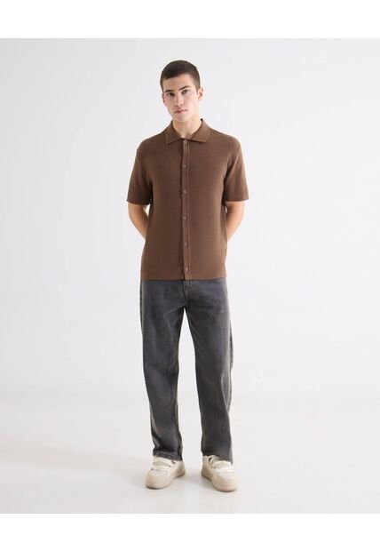 Jean Loose Tono Gris  Para Hombre Gris Seven Seven