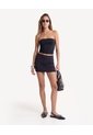 Falda Mini Ajustada Con Short Interior  Para Mujer Negro Seven Seven de Seven Seven
