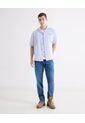 Jean Regular Tono Medio  Para Hombre Azul Seven Seven de Seven Seven