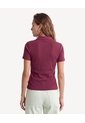 Camiseta Polo Manga Corta Con Cierre  Para Mujer Vino Seven Seven de Seven Seven