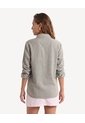 Blusa Camisera Con Mangas Ajustables  Para Mujer Verde Seven Seven de Seven Seven