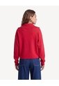 Saco Cuello Alto Con Cierre Frontal  Para Mujer Rojo Seven Seven de Seven Seven