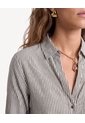 Blusa Camisera Con Mangas Ajustables  Para Mujer Verde Seven Seven de Seven Seven