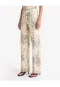 Jean Straight Con Diseño Animal  Para Mujer Arena Seven Seven de Seven Seven