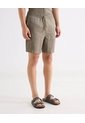 Bermuda Regular Encauchada  Para Hombre Verde Seven Seven de Seven Seven