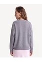 Saco Suelto De Punto Y Manga Larga  Para Mujer Gris Seven Seven de Seven Seven