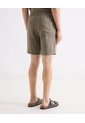 Bermuda Regular Encauchada  Para Hombre Verde Seven Seven de Seven Seven