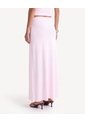 Falda Maxi En Línea A Con Caída Fluida  Para Mujer Rosado Seven Seven de Seven Seven