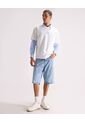 Bermuda Loose Con Desgastes  Para Hombre Azul Seven Seven de Seven Seven