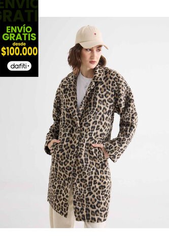 Chaqueta Para Mujer Abrigo Color Camel Marca Seven Seven #28080993 Seven Seven