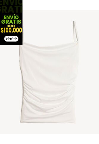 Camiseta Para Mujer Manga Sisa Moda Color Crudo Marca Seven Seven #28096481 Seven Seven