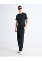 Pantalón Straight Texturizado  Para Hombre Negro Seven Seven de Seven Seven