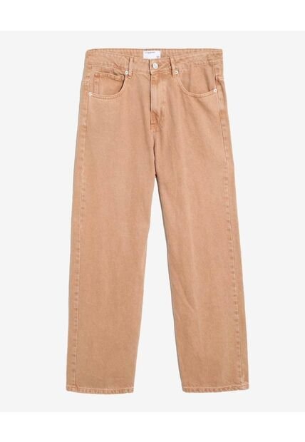 Jean Loose Lavado  Para Hombre Camel Seven Seven