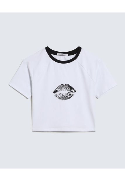 Camiseta Para Mujer Manga Corta Color Blanco Marca Seven Seven #28096170