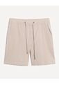 Bermuda Regular Encauchada  Para Hombre Taupe Seven Seven de Seven Seven