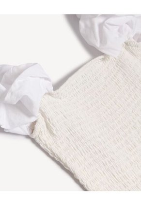 Blusa Para Mujer Manga Corta Color Crudo Marca Seven Seven #28124147