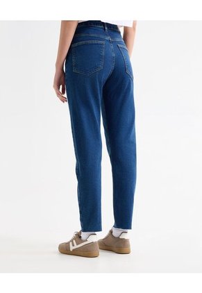 Jeans Mom Tono Medio  Para Mujer Azul Seven Seven