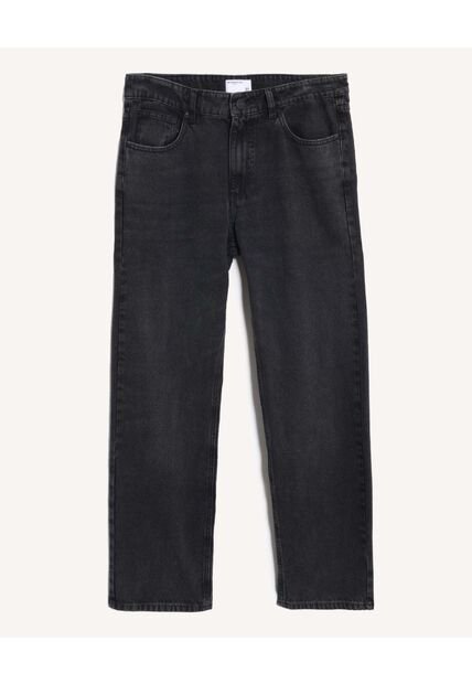 Jean Straight Tono Negro  Para Hombre Negro Seven Seven